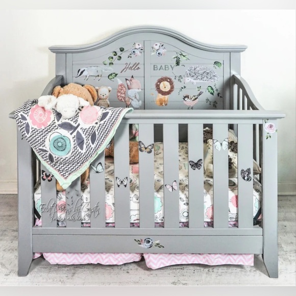 Redesign with Prima Decor Transfer ~ HELLO BABY 22” x 30” - Picture 3 of 5